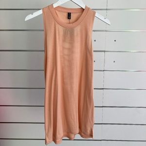 Onzie braided back tank in orange